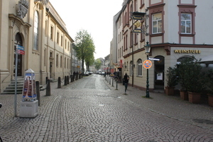 Blick in die Löherstraße in Fulda