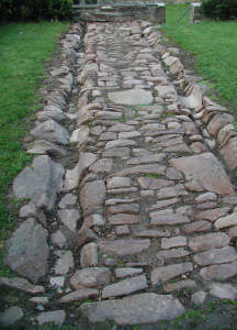 historische VIA REGIA Straßenhaut historische VIA REGIA Straßenhaut