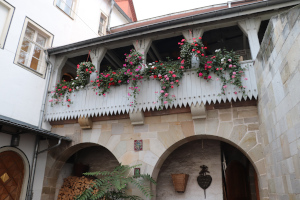 Innenhof des Geleitshauses in Weißenfels