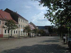 Marktplatz in Reichenbach/ OL