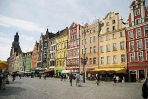 Marktplatz (Rynek) in Wroclaw (Breslau) Marktplatz (Rynek) in Wroclaw (Breslau)