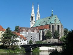 Altstadtbrücke und Peterskirche in Görlitz